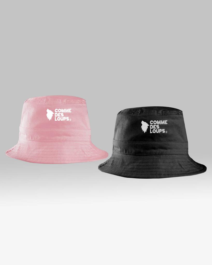 Bob Reversible Comme des loups Rose/Noir