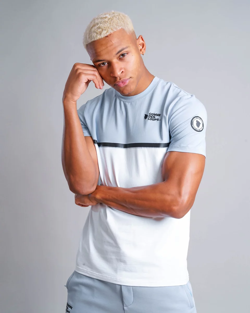 Tee-Shirt Comme Des Loups Everest Bleu