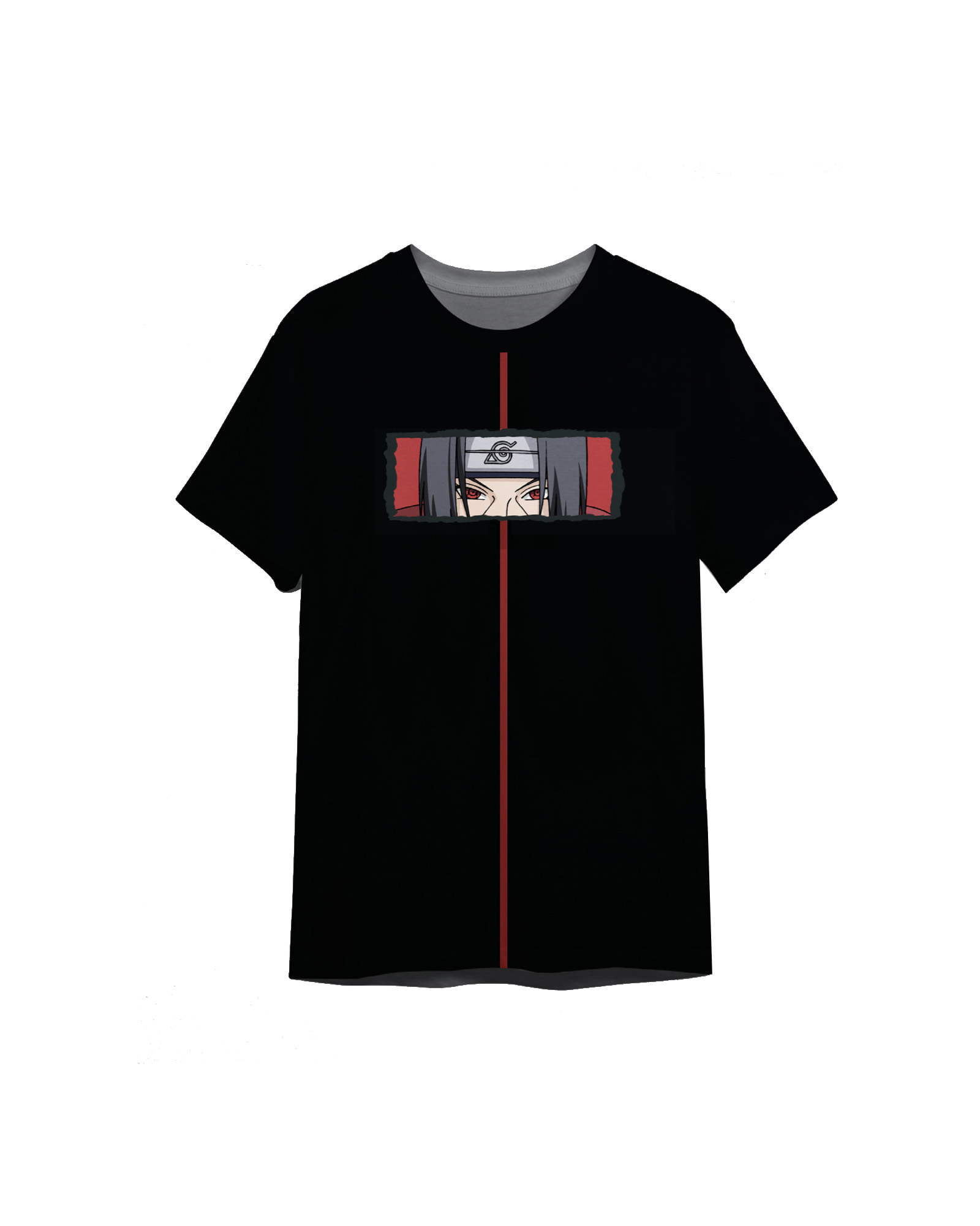 Tee-Shirt Comme des loups x Naruto AKATSUKI 4 Noir
