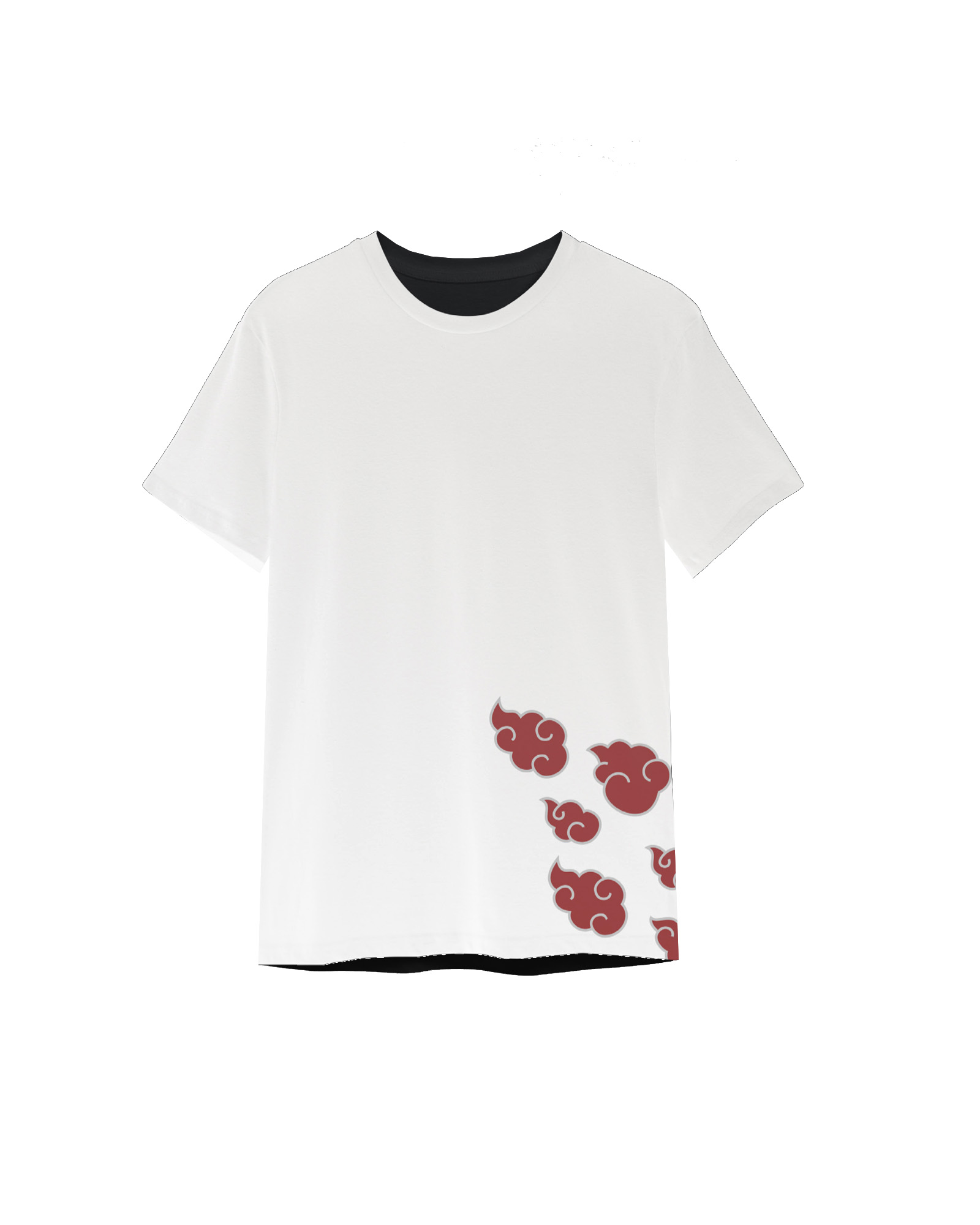 Tee-Shirt Comme des loups x Naruto AKATSUKI 5 Blanc