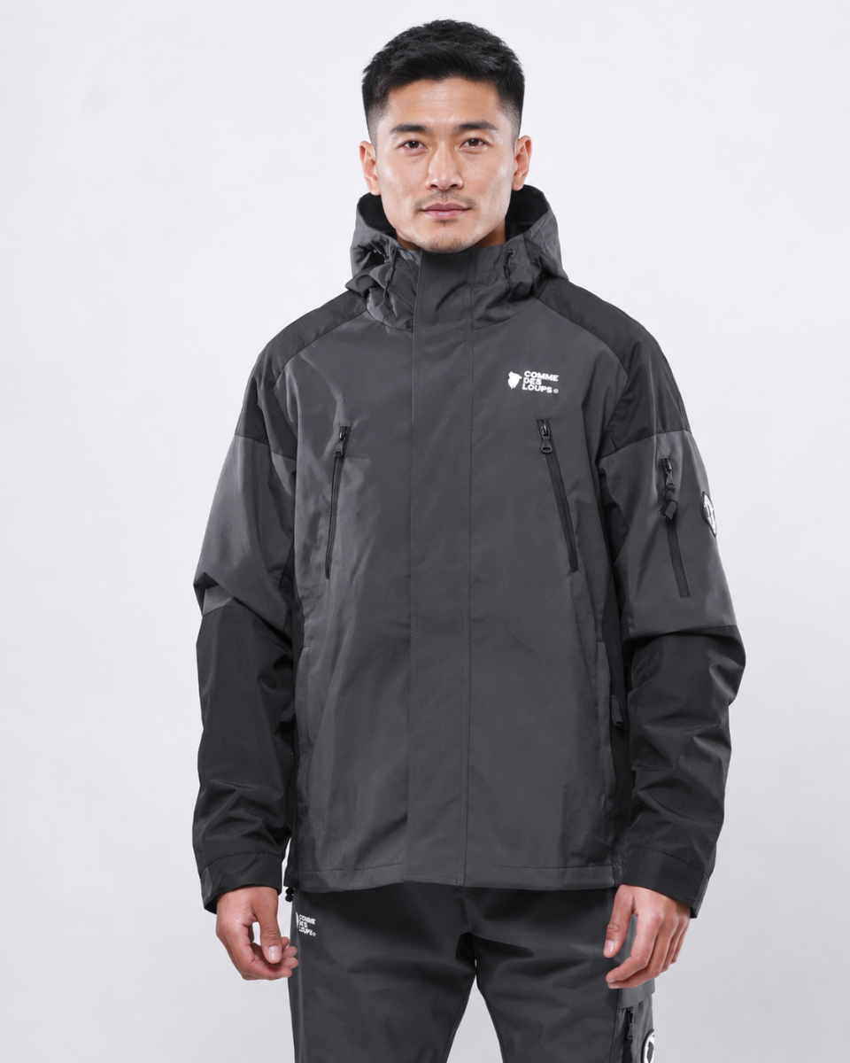 Survetement Capuche Hybrid Anthracite / Noir
