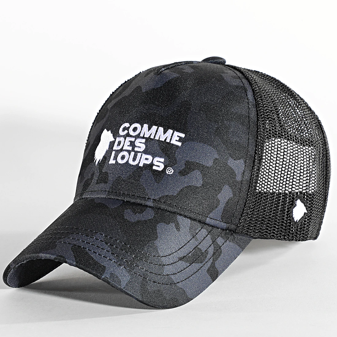 Casquette Trucker Classic Camouflage Noir Comme Des Loups