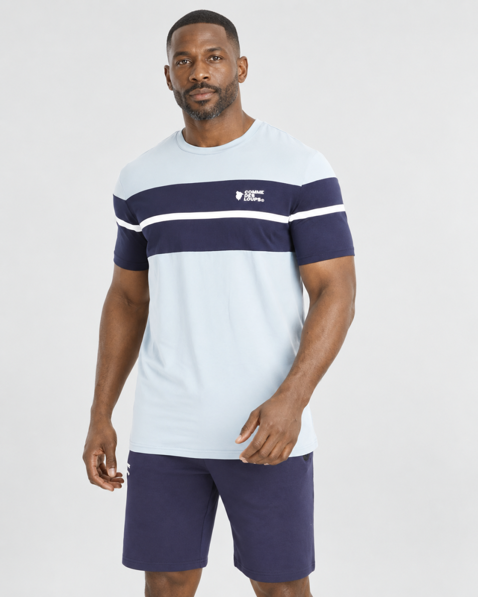 Ensemble Short T-shirt Wimbledon CIEL/NAVY