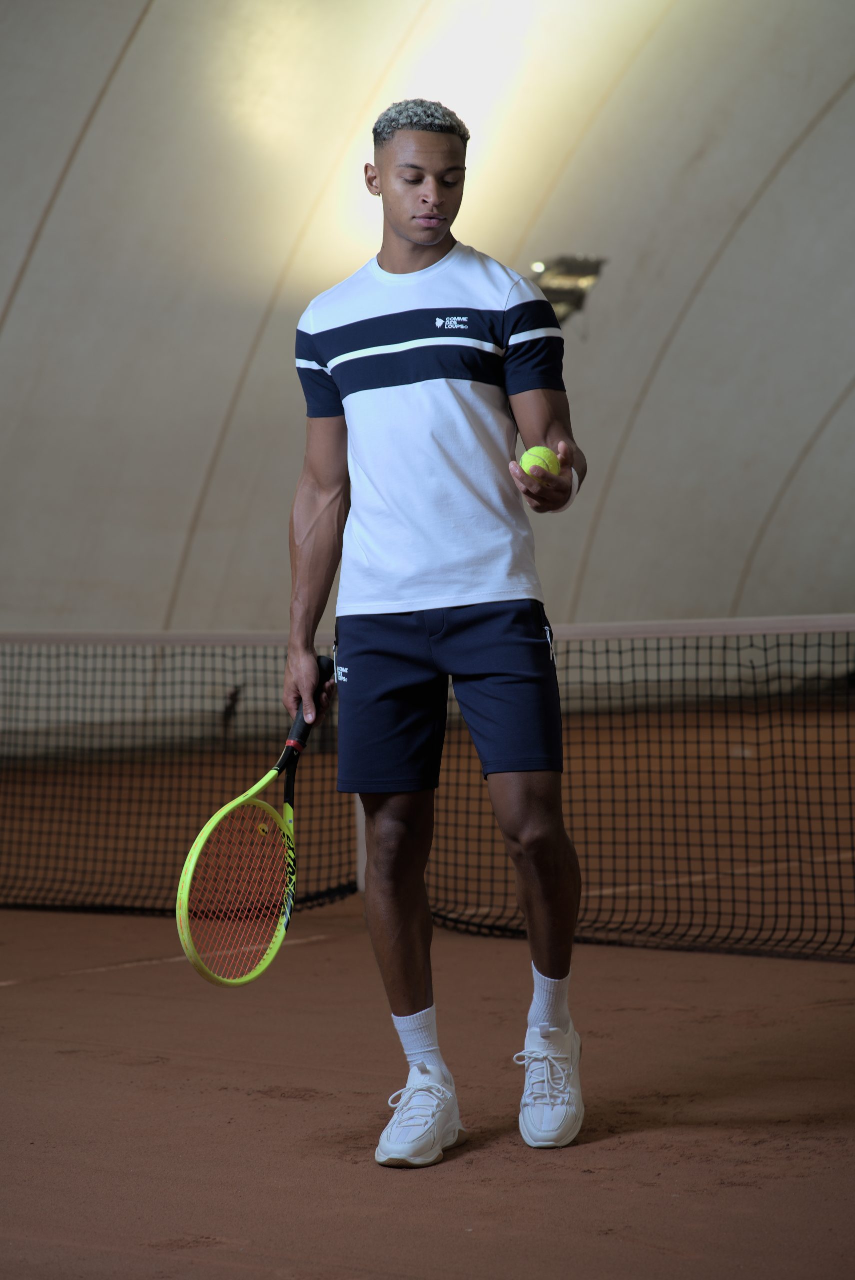 Ensemble Short T-shirt Wimbledon NAVY/BLANC