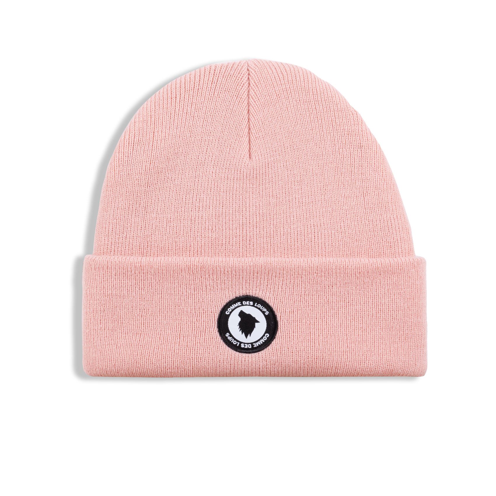 BONNET COMME DES LOUPS LOGO Badge Brodé Rose