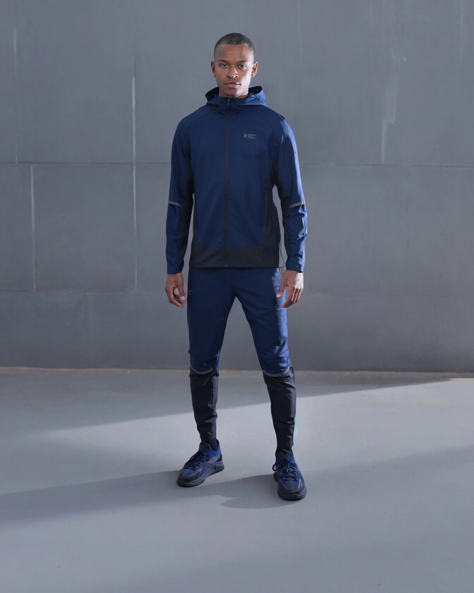 Survêtement Capuche FAZER Navy / Noir COMME DES LOUPS