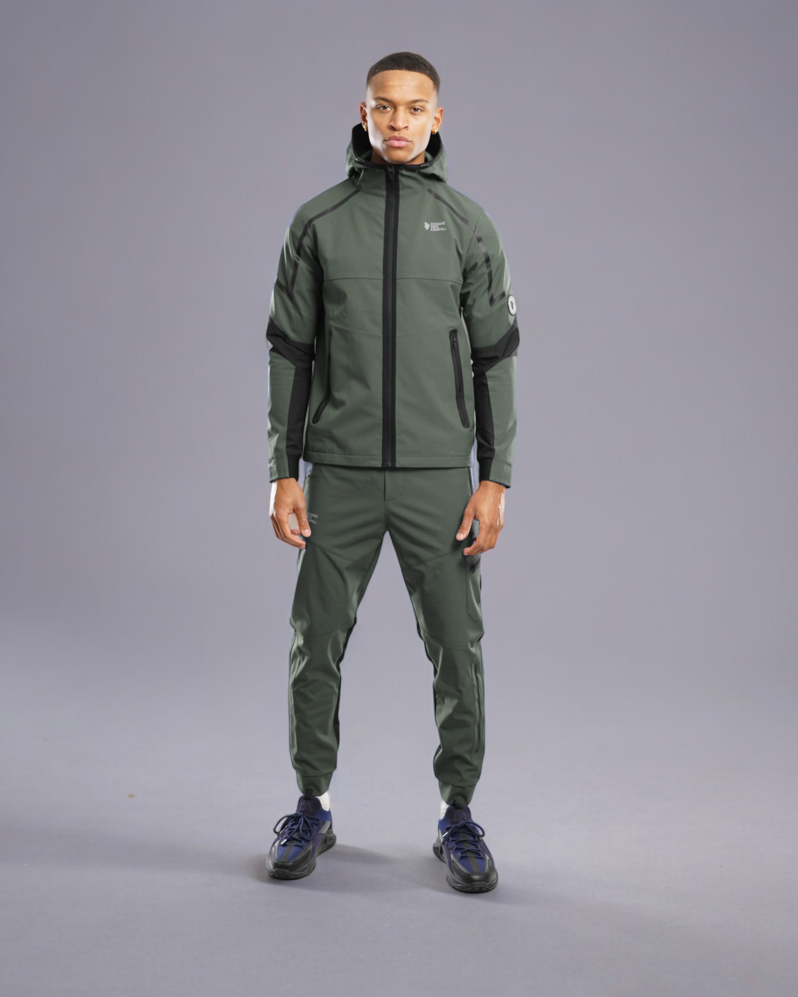 Survêtement Capuche Niks Kaki