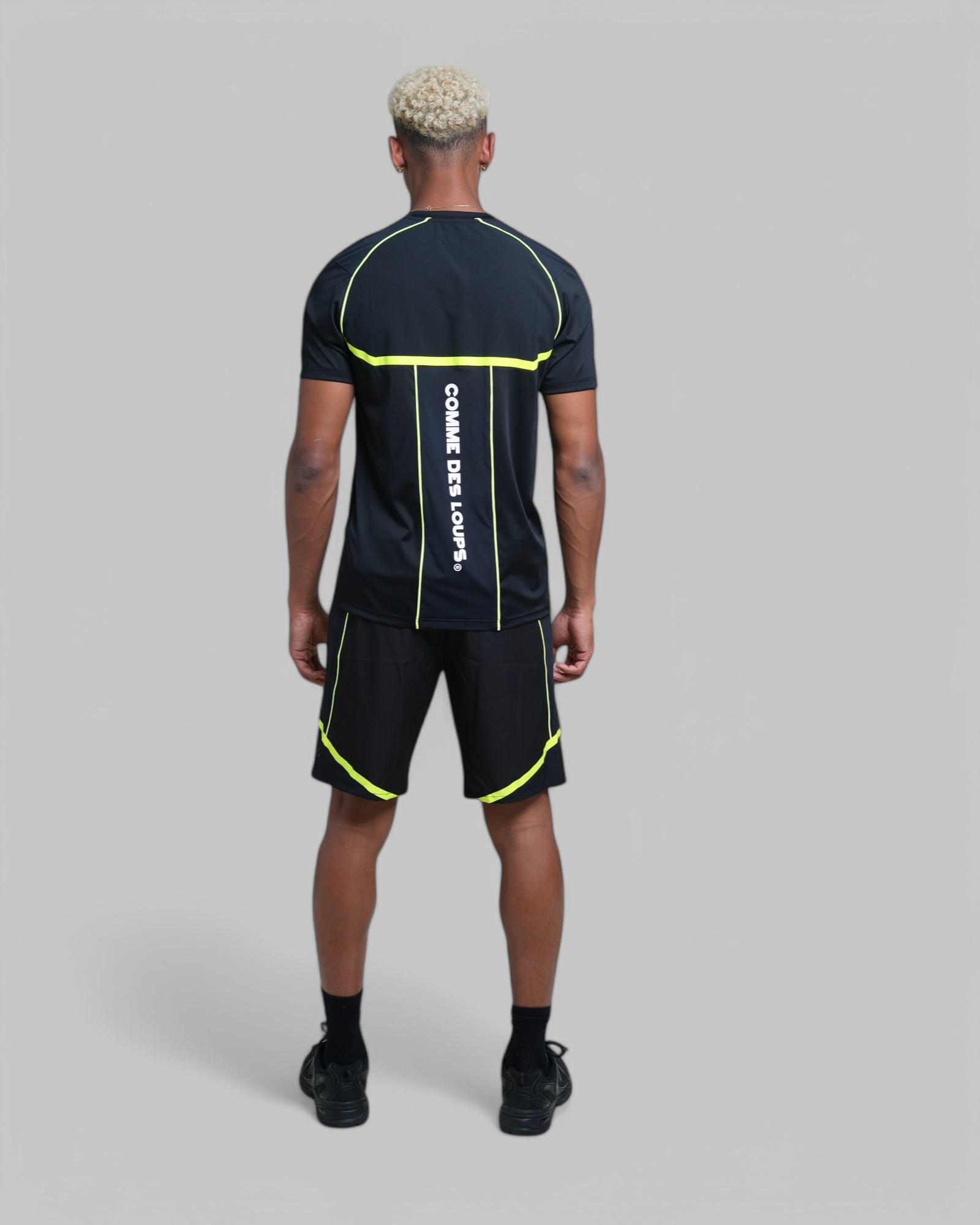 Ensemble Short T-Shirt BALTIRUN Noir Fluo