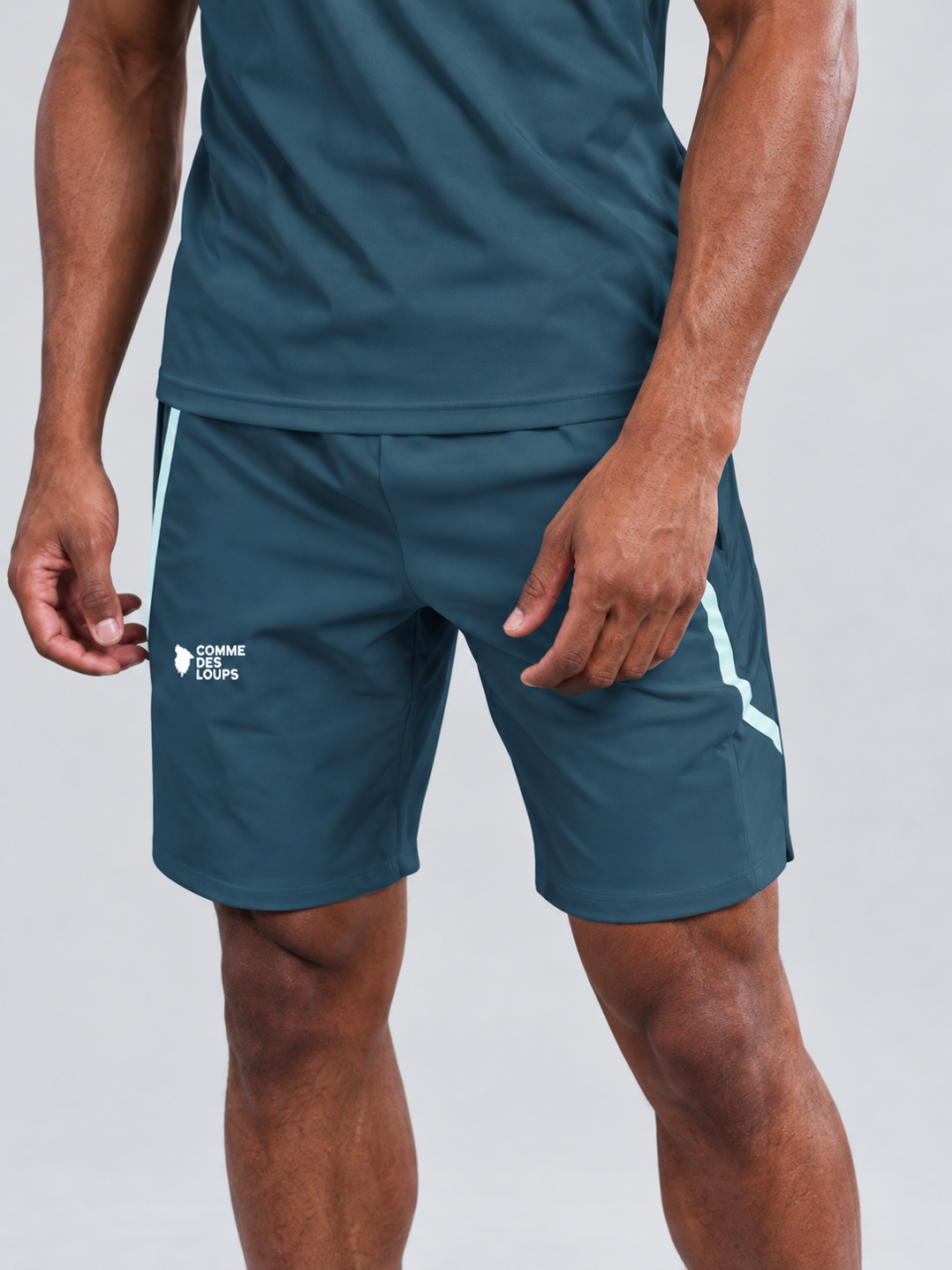 Short Comme Des Loups BALTIRUN Bleu Dock