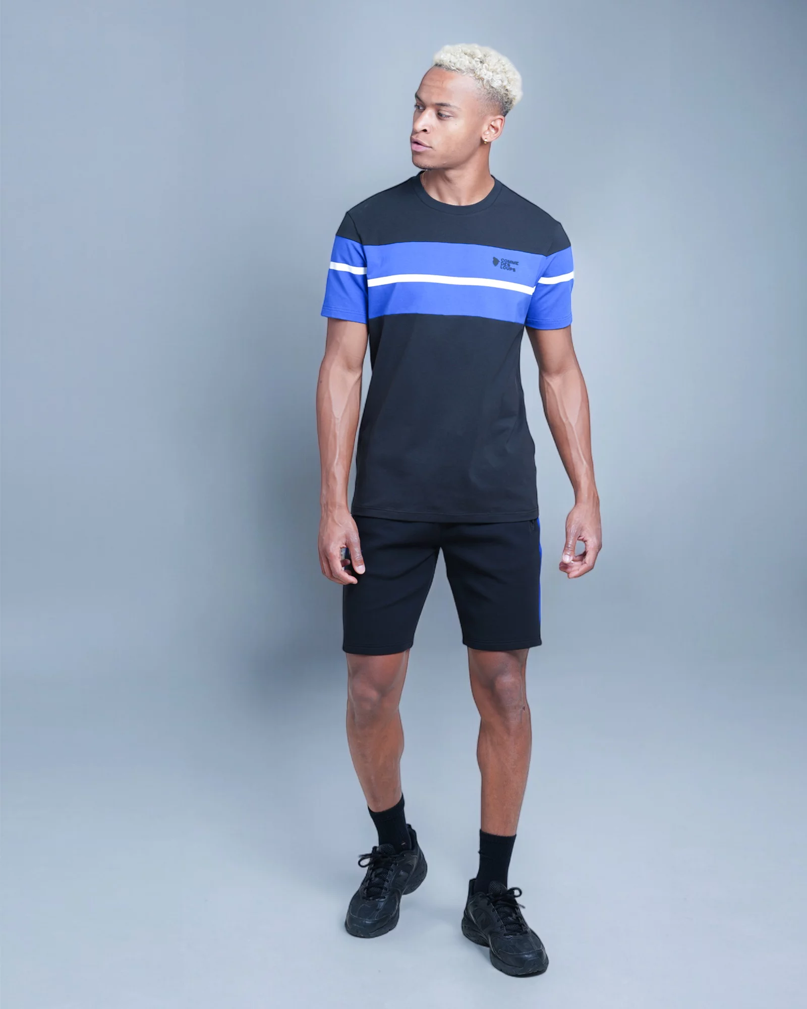 T-shirt comme des loups Wimbledon Bleu Cross