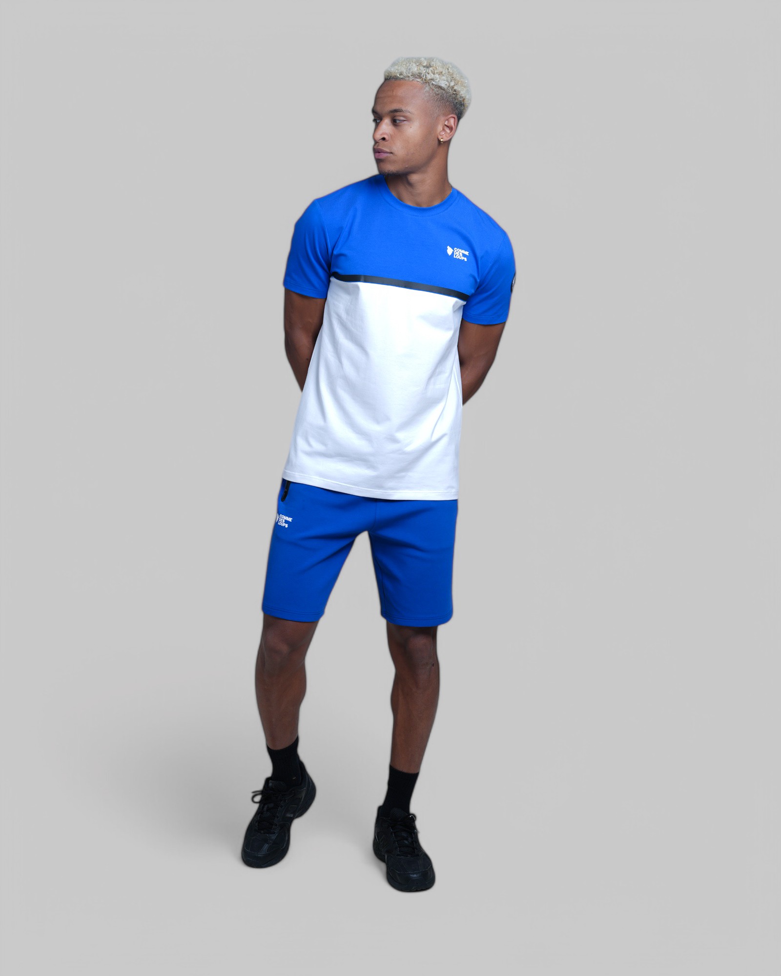 Ensemble Short T-Shirt EVEREST Bleu Cross