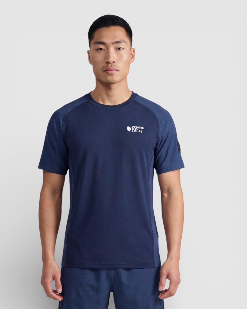Tee-Shirt Comme Des Loups GAME Bleu