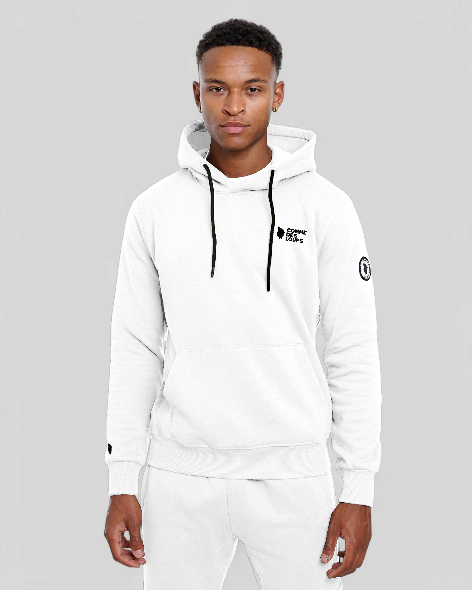 Sweat Capuche JANEIRO Blanc
