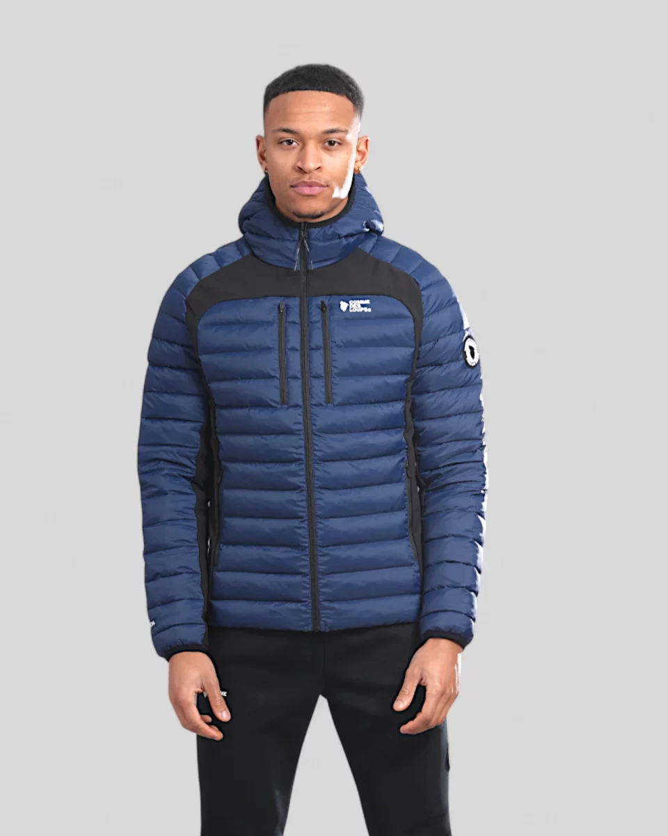 Doudoune Capuche COLORADO Bleu Sport