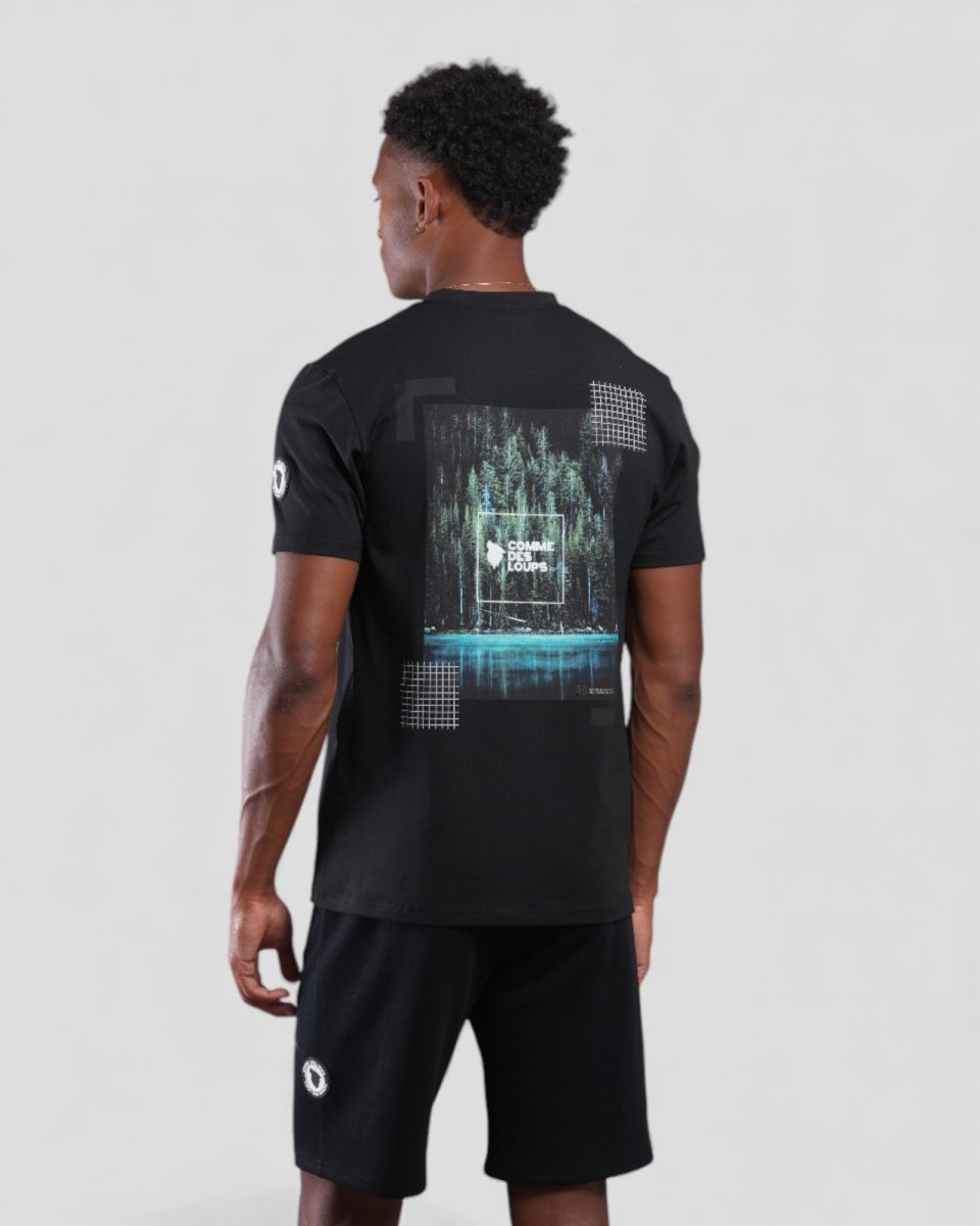 Tee-Shirt Homme JUNGLE Noir