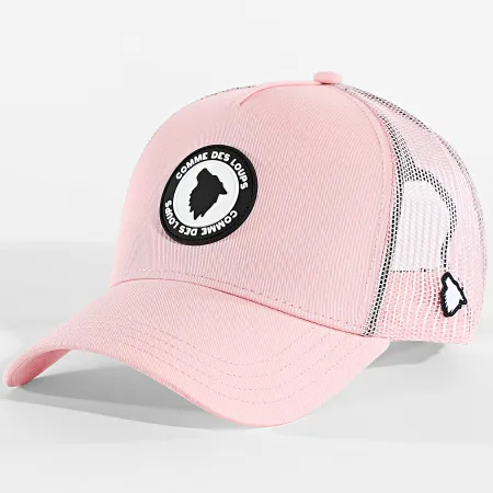 Casquette Trucker Badge Comme Des Loups Pink