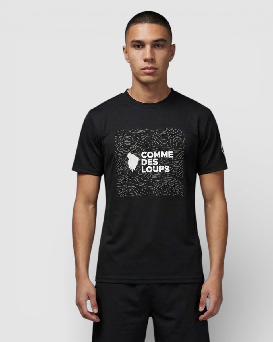 Tee-Shirt Comme Des Loups GENES Noir