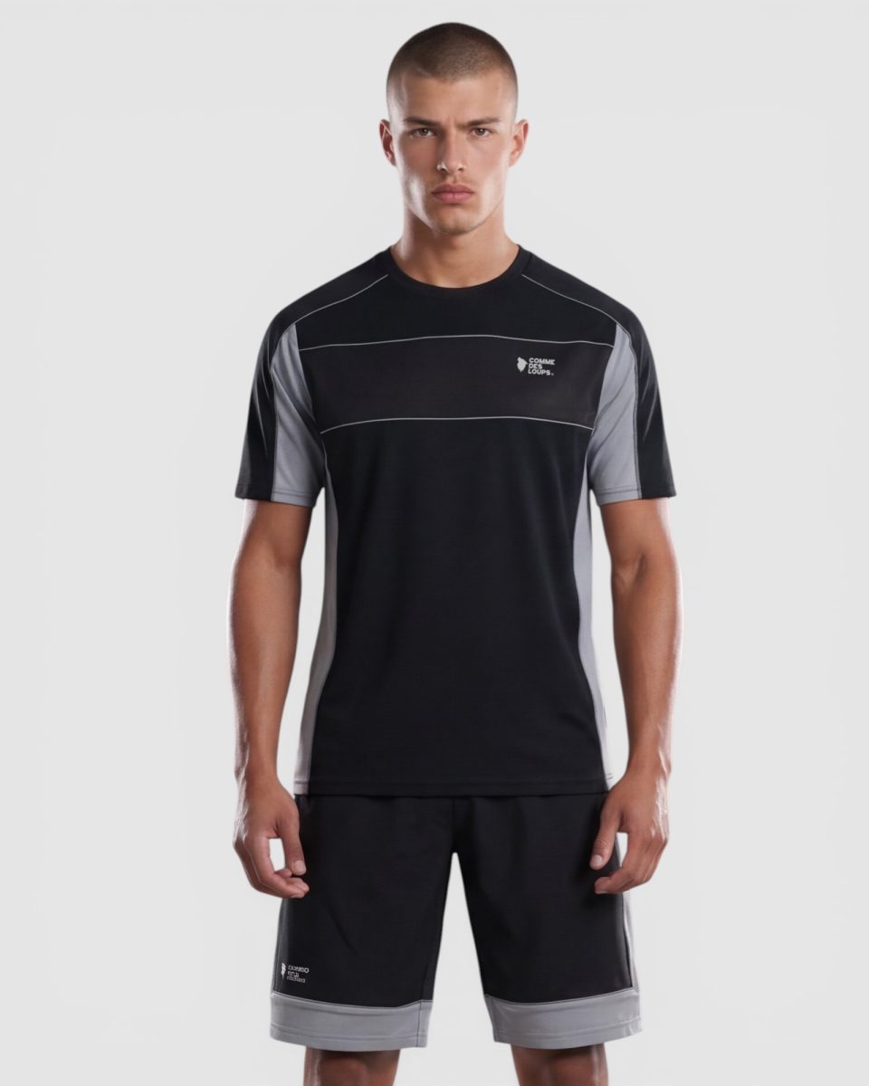 T-shirt Neon Noir Gris