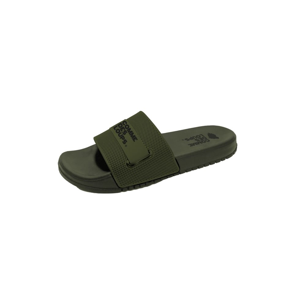 Claquettes Homme LP2 COMME DES LOUPS Kaki