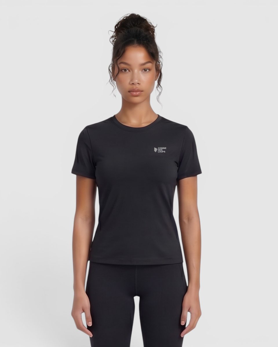 Tee-Shirt Femme ORCHIDEE Noir