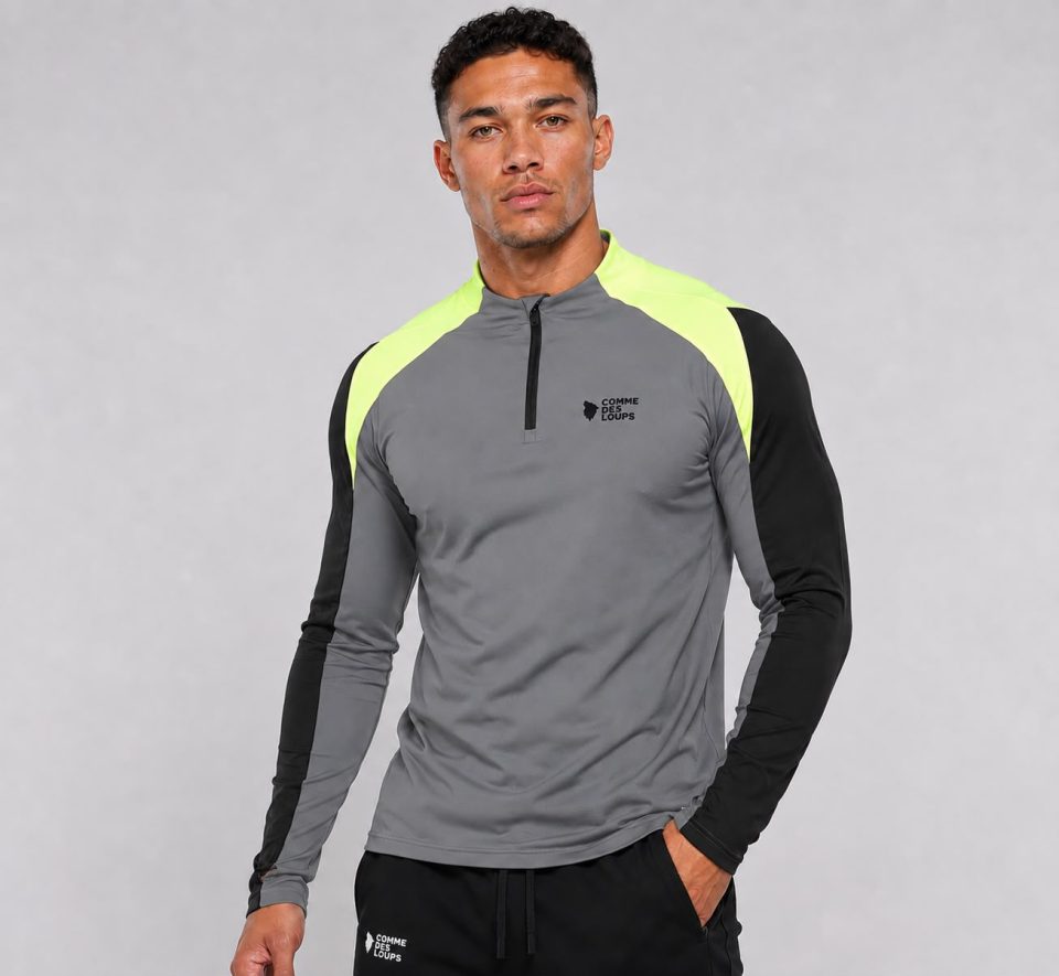 Tee-Shirt Manche Longue Comme Des Loups EMUL Gris
