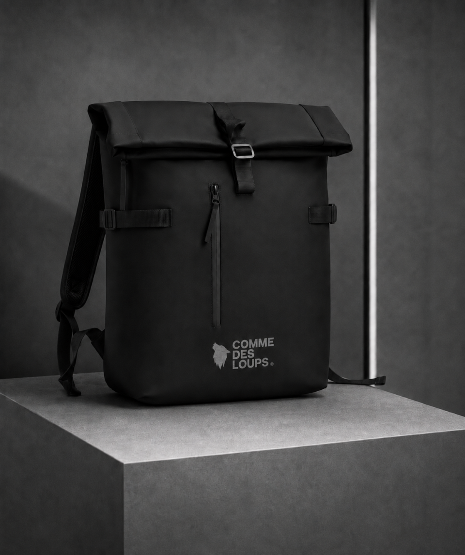 SAC A DOS COMME DES LOUPS ROLL BLACK