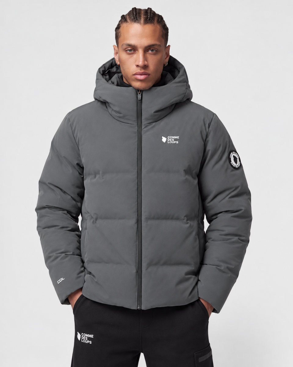 Doudoune Sans Couture INDIANA Gris